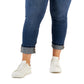 Celebrity Pink Women's Cuffed Girlfriend Jeans Blue Size 18W