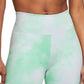Nike Women's One Icon Clash Bike Shorts Green Size X-Small