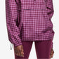 Champion Women's Packable Half Zip Windbreaker Purple Size X-Large