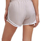 Calvin Klein Women's Perforated Shorts Brown Size XX-Large