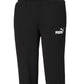 Puma Men's Logo Fleece Joggers Black Size X-Large