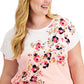 Tommy Hilfiger Women's Clover Print T-Shirt Pink Size 3X