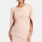 Betsy & Adam Women's Caped Sheath Dress Pink Size 2Petite