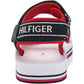 Tommy Hilfiger Women's Nurii Hook And Loop Sport Sandals Red Size 8 M