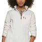 Bass Outdoor Women's Highline Trail Half Zip Fleece Jacket White Size X-Small