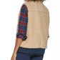 Bass Outdoor Women's Route Hiking Faux Sherpa Vest Brown Size Small