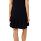 CeCe Women's Flutter Sleeve Shift Dress Black Size 10