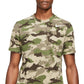 Nike Men's Camo-Print T-Shirt Brown Size Large