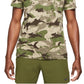 Nike Men's Camo-Print T-Shirt Brown Size Large