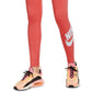 Nike Women's Essential Futura Leggings Orange Size X-Small