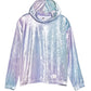 Nike Women's Sportswear Velour Hoodie Blue Size 3X