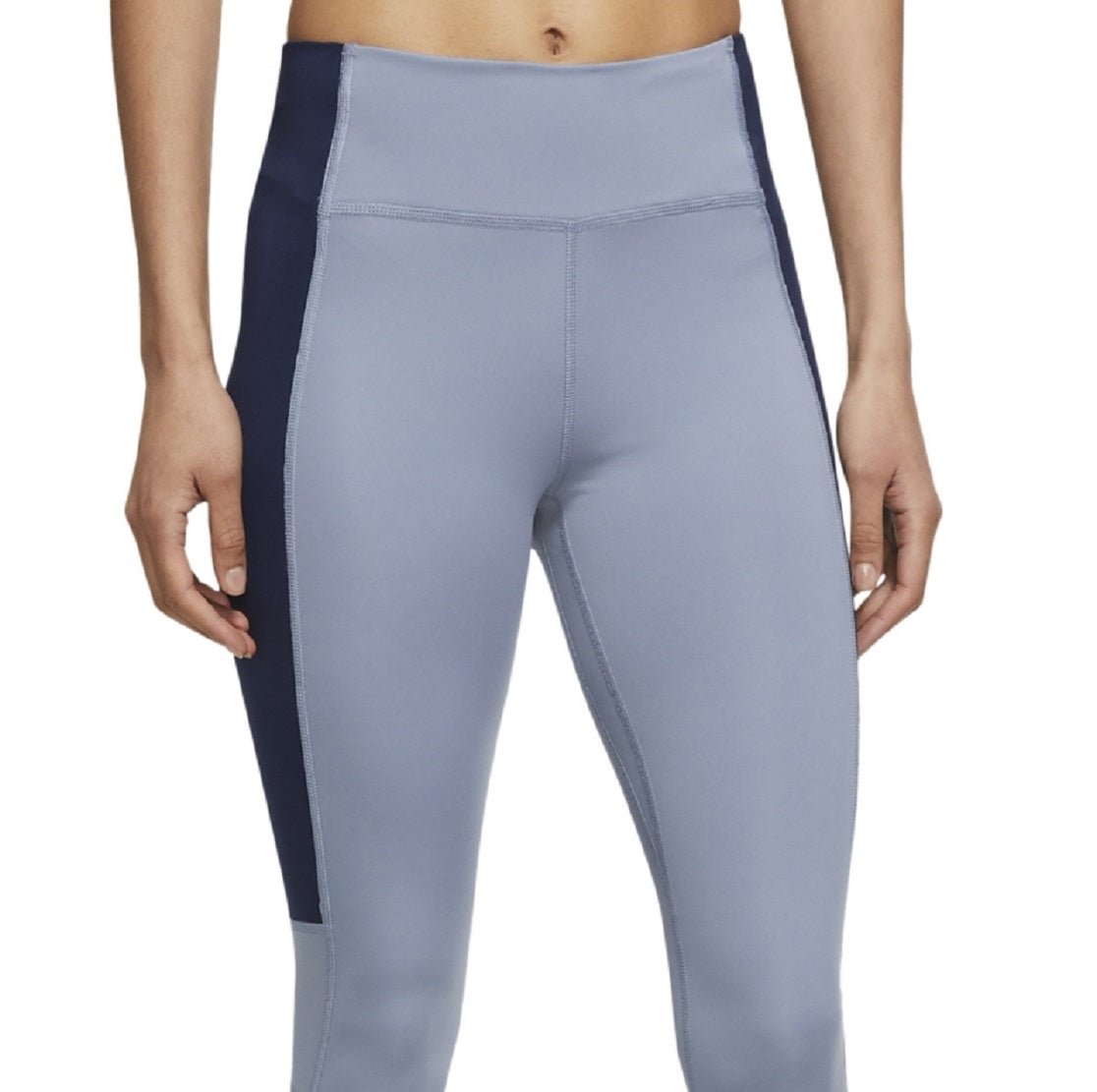 Nike Women's Training Fitness Athletic Leggings Blue Size Medium
