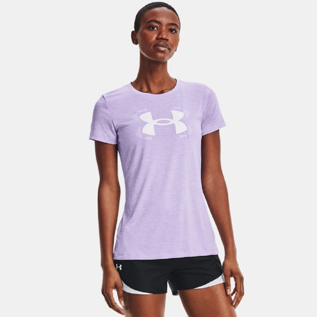 Under Armour Women's Tech Twist Graphic Tee Purple Size XX-Large