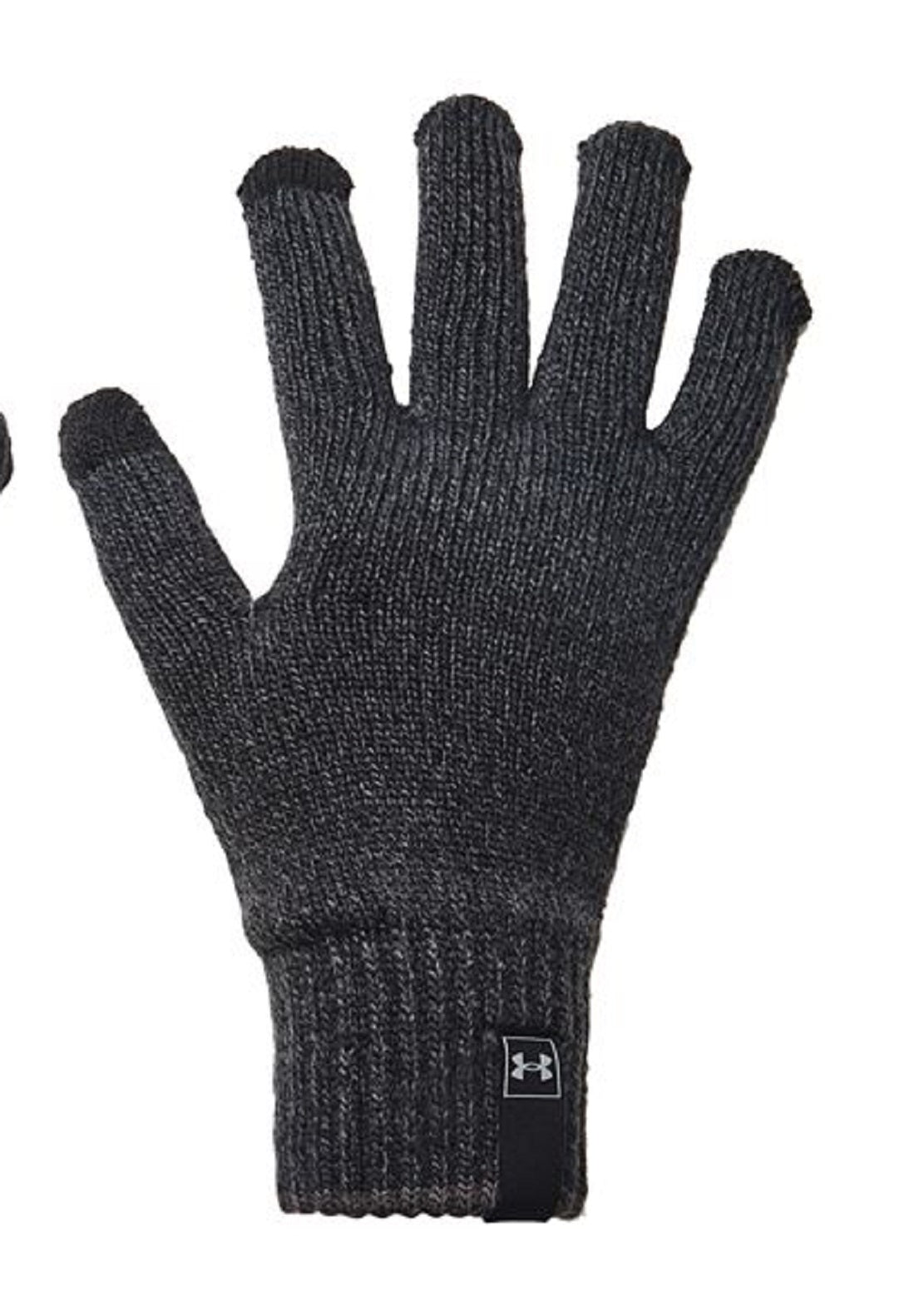 Under Armour Men's Halftime Tech Tip Gloves Black Size Large