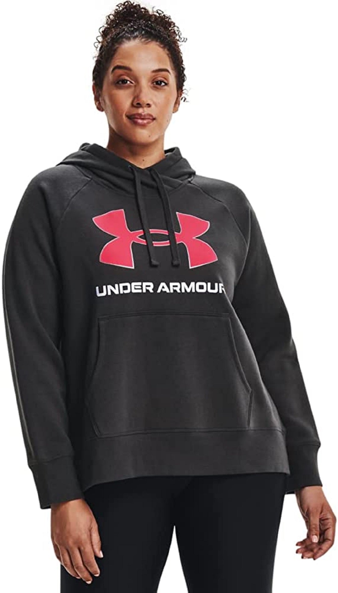 Under Armour Women's Rival Fleece Hoodie Black Size 3X