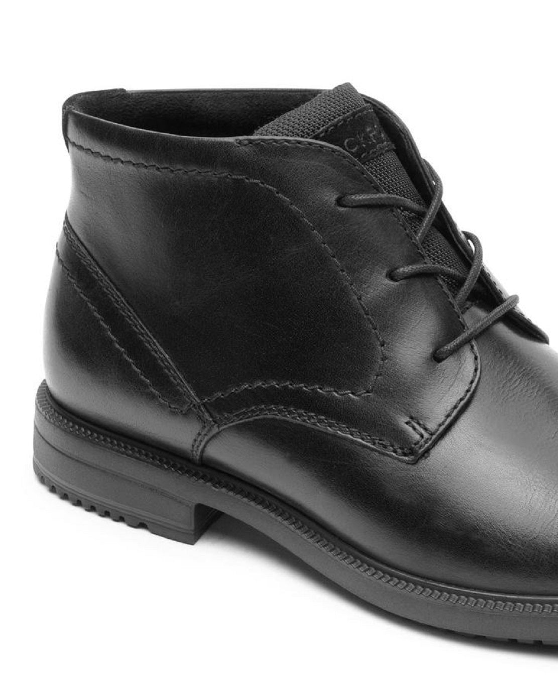 Rockport Men's Berenger Plain Toe Chukka Boots Black Size 9.5 M