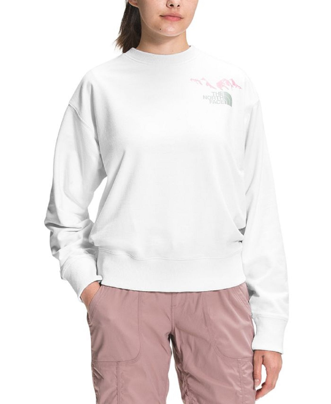 The North Face Women's Outdoors Together Crew White Size Large