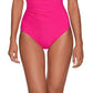 Ralph Lauren Women's Beach Club Solids Double Strap One Shoulder One Piece Pink Size 14