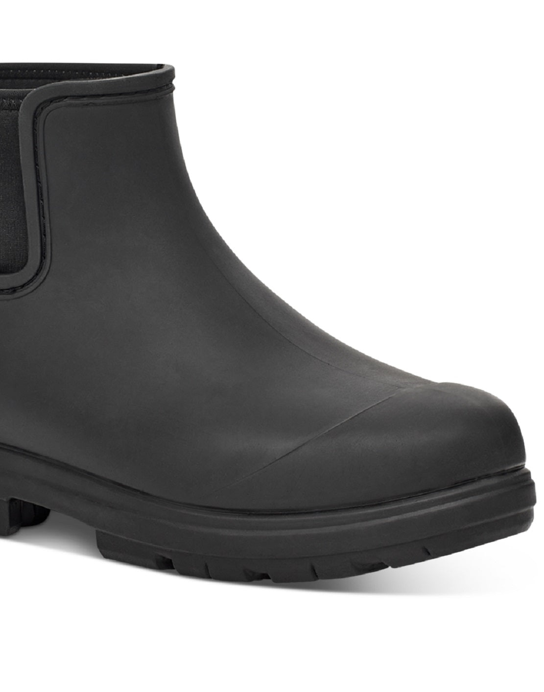 UGG महिलाओं के लिए ड्रॉपलेट वाटरप्रूफ रेन बूट काला, साइज़ 8