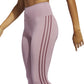 adidas Women's Side Stripe Tights Pink Size X-Small