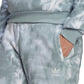 adidas Men's Adicolor Essential Tie Dye Sweat Shorts Gray Size Small