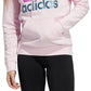 adidas Women's Two Tone Logo Hoodie Pink Size X-Large