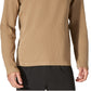 Lacoste Men's Lacoste Thermal Shirt Brown Size Medium