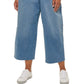 Calvin Klein Women's Wide Leg Cropped Jeans Blue Size 22W