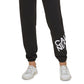 Calvin Klein Women's Fleece Mirror Logo Joggers Black Size Medium