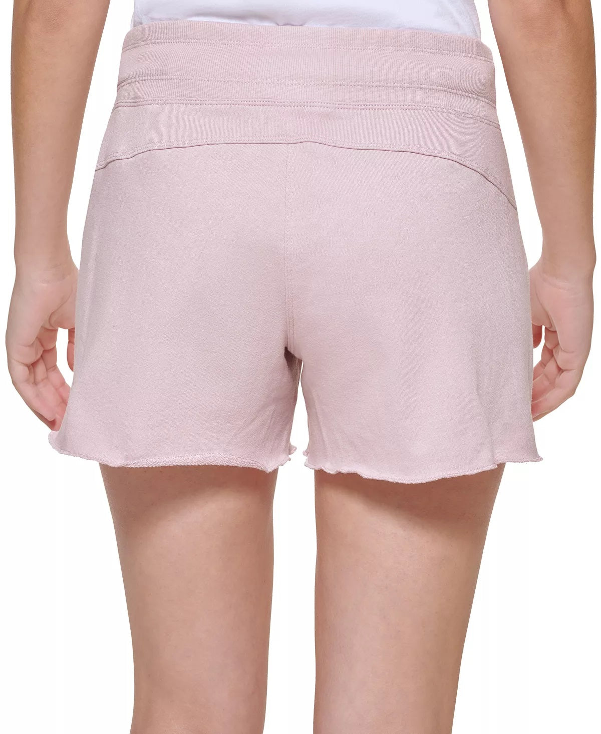 केल्विन क्लेन महिलाओं के फ्रेंच टेरी शॉर्ट्स गुलाबी एक्स-स्मॉल