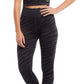 Calvin Klein Women's Textured Zebra Print Crop Top Black Size X-Small