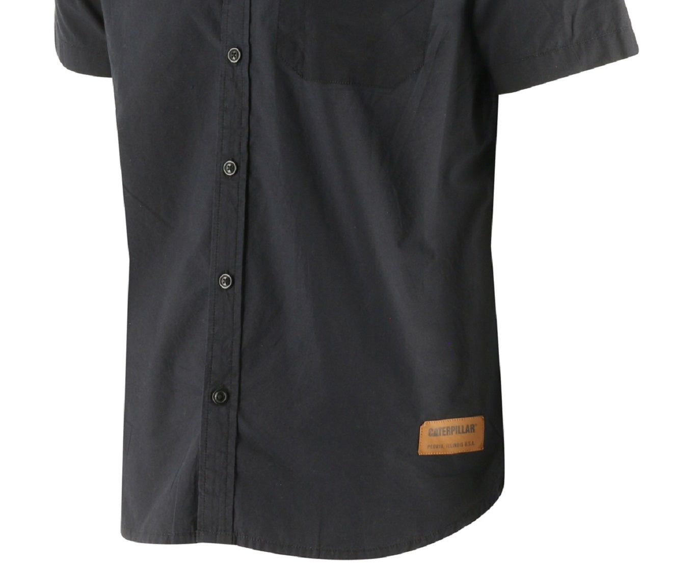 Caterpillar Men's Colorblocked Work Shirt Black Size Large