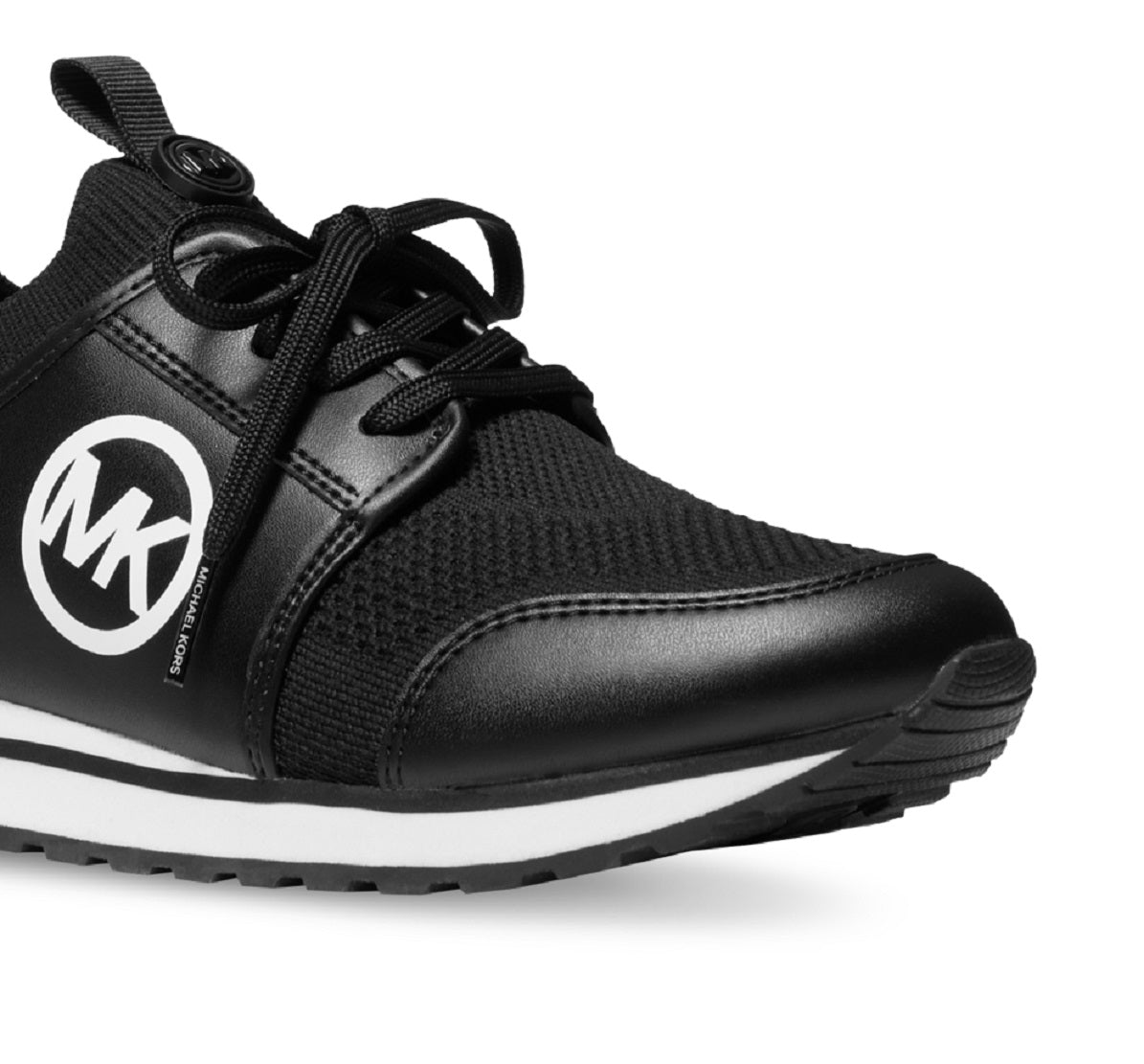 Michael Kors Women's Dash Knit Trainer Sneakers Black Size 8
