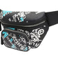 Michael Kors Men's Scatter Print Hudson Utility Belt Bag Blue Size Regular