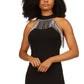 Michael Kors Women's Rhinestone Fringe Sheath Dress Black Size X-Small