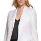 Calvin Klein Women's Open Front Linen Jacket White Size 6