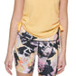 Calvin Klein Women's Ruched Top Yellow Size Medium