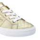GUESS Women's Loven Casual Lace Up Sneakers Yellow Size 5.5 M