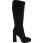 Steve Madden Women's Marcello Block Heel Boot Black Size 8 M