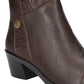 Easy Street Women's Bean Ankle Boots Brown Size 6 M