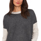 Vince Camuto Women's Colorblock Sweater Gray Size Small