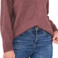 Vince Camuto Women's Cozy Seam Sweater Purple Size X-Large