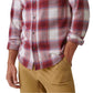 Bass Outdoor Men's Expedition Stretch Flannel Shirt Purple Size XX-Large