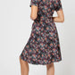 Leota Women's Perfect Wrap Cap Sleeve Dress Black