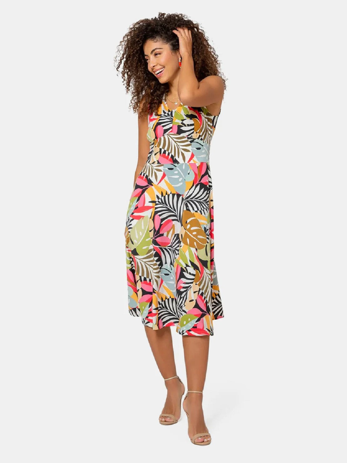 Leota Women'sParadise Pop Rosemary Dress Black Size XX-Large