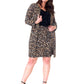 Cora Jacket in Leo Brown (Curve) Brown