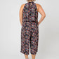 Leota Women's Confetti Floral & Taylor Skyler Cropped Jumpsuit Black Size 2X