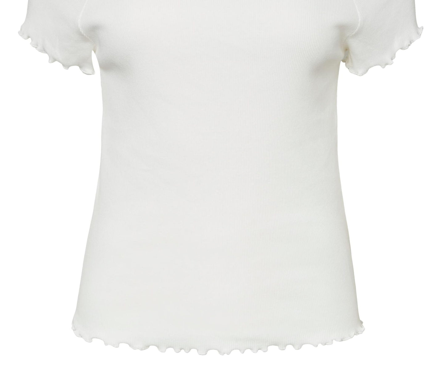 VERO MODA Women's Gabriella Ribbed Top White Size Large