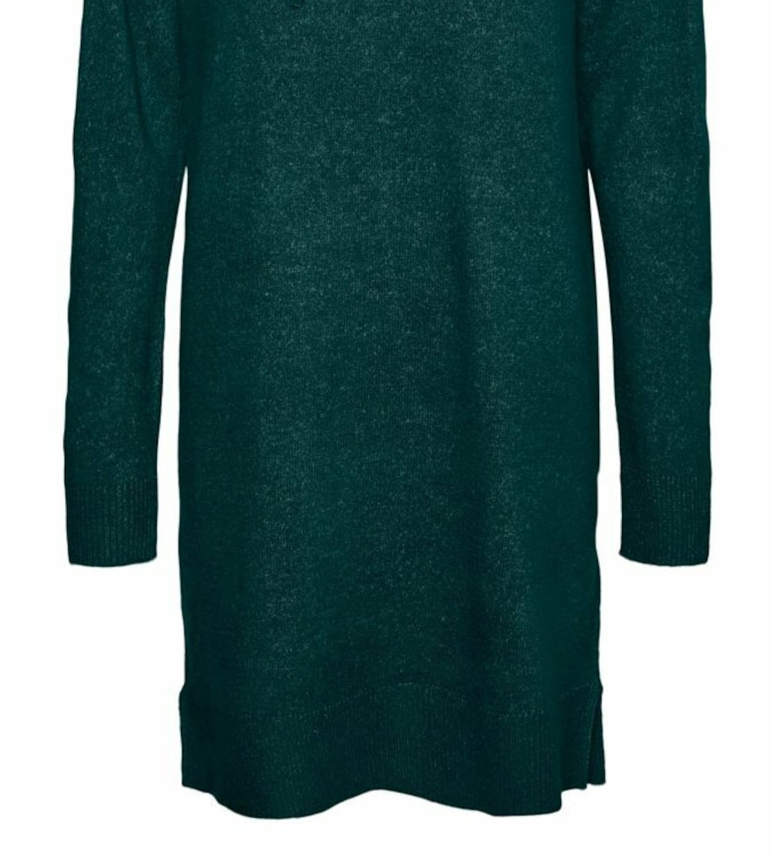 VERO MODA Women's knitted hooded Green Size Small