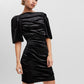 VERO MODA Women's Bianca Mini Dress Black Size 42